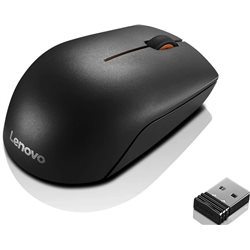 Беспроводная мышь Lenovo 300, оптическая, USB, 1000 dpi, Черная [GX30M86878]