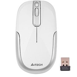 Беспроводная мышь A4tech G9-110H(F) White, оптическая,светодиодная, 2.4G, USB,1000 dpi, 3 кнопки