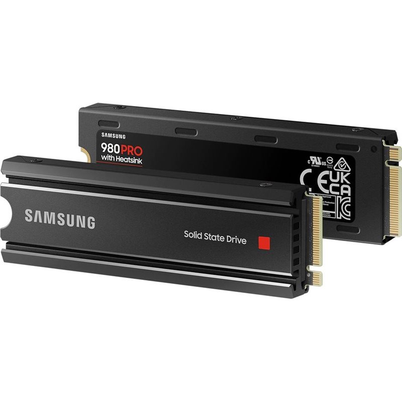 Твердотельный накопитель SSD 1000GB Samsung 980 PRO - M.2 NVMe PCIe Read/Write 7000/5000MB/s, с радиатором [MZ-V8P1T0CW]
