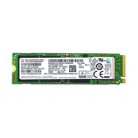 Твердотельный накопитель SSD 256GB Samsung PM981 MZ-VLB2560 M.2 2280 PCIe 1.3 NVMe 3.0 x4, OEM