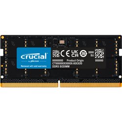 Оперативная память для ноутбука DDR5 SODIMM 32GB 5200MHz (PC-41600) CL42 Crucial [CT32G52C42S5]