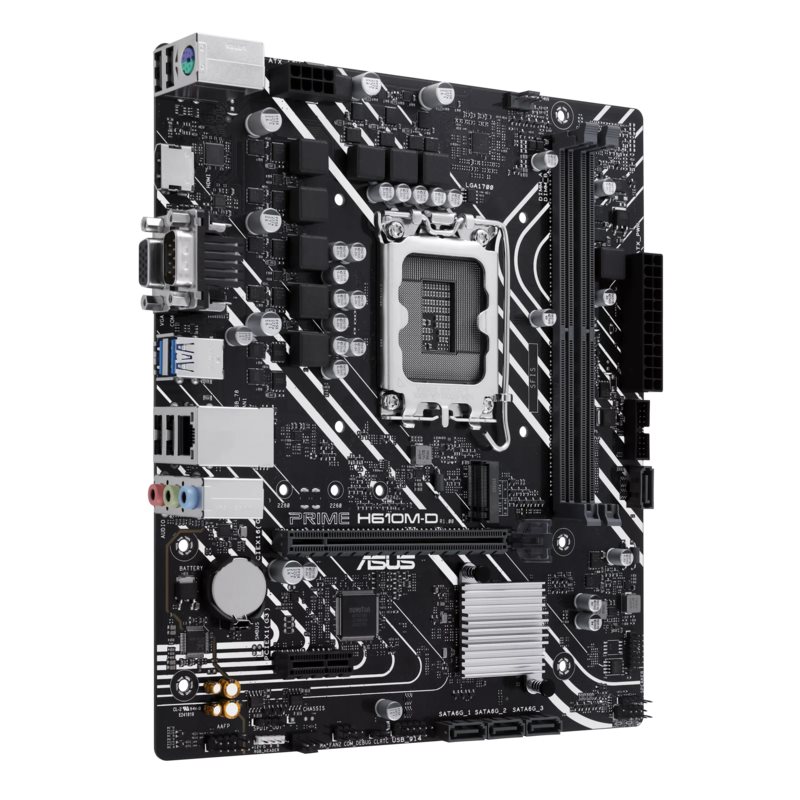 MB LGA1700 ASUS H610M-D,2xDDR5,10xUSB,4xSATAIII,mATX,M.2,PCIe16x, PCIe1x, HDMI,VGA,COM-PORT