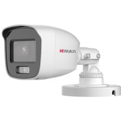 HD-TVI camera HIWATCH DS-T200L(B)(2.8mm) цилиндр,уличная 2MP,LED 20M ColorVu,MIC