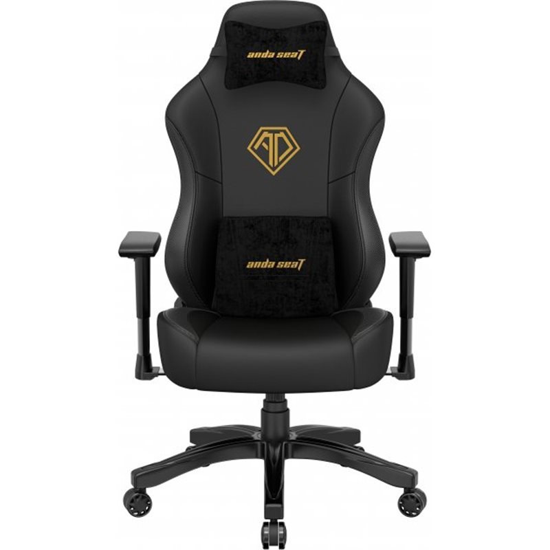 Gaming Chair AD18Y-06-GV-B-PVC AndaSeat Gravity BLACK 4D Armrest 60mm wheels PVC Leather