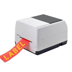 Xprinter XP-T451B 4inch direct and transfer thermal barcode printer USB+LAN, White, 127mm/s, EU plug