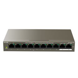 HUB Switch Tenda TEF1110P-8-102W 8-port PoE 10/100Mbps + 2-port 10/100Mbps
