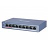 HUB Switch HIKVISION DS-3E0109P-E(STD)  8x10/100Mbps PoE,1x100Mbpc,PoE budget 123W Metal