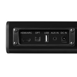 Саундбар SVEN SB-2040A черный RMS 40Вт(2x20), Optical, HDMI(ARC), AUX, USB, Bluetooth 10м, Пульт ДУ
