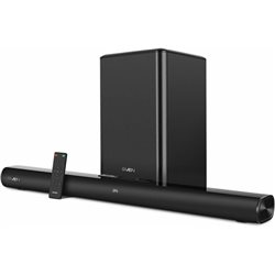 Саундбар SVEN SB-2200D черный RMS 300Вт(180+2x60), Optical, Coaxial, HDMI(ARC), AUX, USB, Bluetooth 10m. LED-дисплей, Dolby Digi