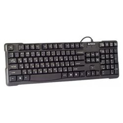 Клавиатура A4Tech KR-750, Black, USB, COMFORT, US+RUSSIAN рус/англ/кырг