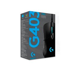 Мышь Logitech G403 HERO Gaming, игровая, 25600dpi, USB, Black [910-005633]