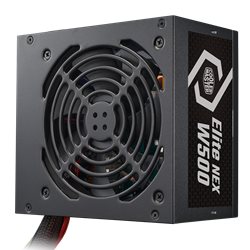 Блок питания 500W CoolerMaster ELITE NEX WHITE W500, Active PFC, 80+White, 20+4 pin, 4+4pin, 5*Sata, 3*Molex, 2x6+2 pin PCI-E, в