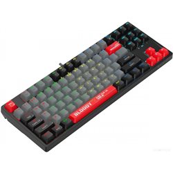 A4TECH BLOODY S87 COMPACT ENERGY RED GAMING MECHANICAL BLMS RED SWITCH RGB KEYBOARD USB US+RUS