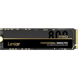 Твердотельный накопитель SSD 1TB Lexar NM800 PRO LNM800P001T-RNNNG, M.2 2280 PCIe 4.0 x4 NVMe 1.4, Read/Write up to 7400/5800MB/
