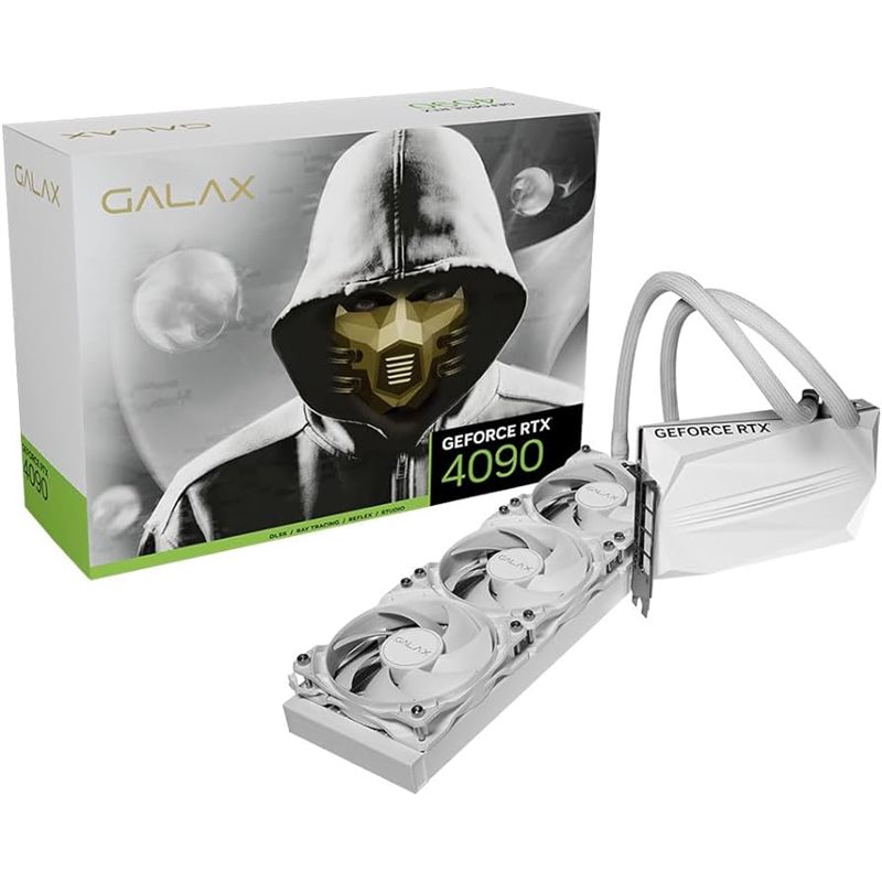 GALAX GeForce RTX 4090 Hydro White 24GB GDDR6X 384bit 2580Mhz/21000Mhz TRIPPLE Fan HDMI 3xDisplayPort 1.4a [49NXM5MD7FAI]