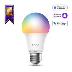 Умная многоцветная Wi-Fi лампа Tapo L530E(EU) (E27, 25000ч, 2.4ГГцWIFI, 806 Lumens, 220°, 220-240V)