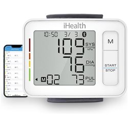 Умный наручный тонометр iHealth KD-723, PUSH Wrist Smart Blood Pressure Monitor CONNECTABLE, Bluetooth 4.0, Диапазон измерения: 