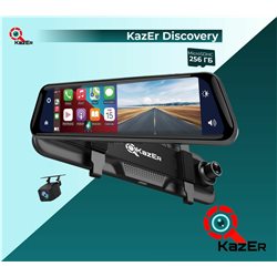 KAZER DISCOVERY Зеркало 9.6" +выносная камера 2K+1080, Wifi, Голосовое упр-е 