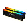DDR4 16GB (2x8GB) PC-25600 (3200MHz) KINGSTON FURY BEAST KIT RGB KF432C16BB2AK2/16