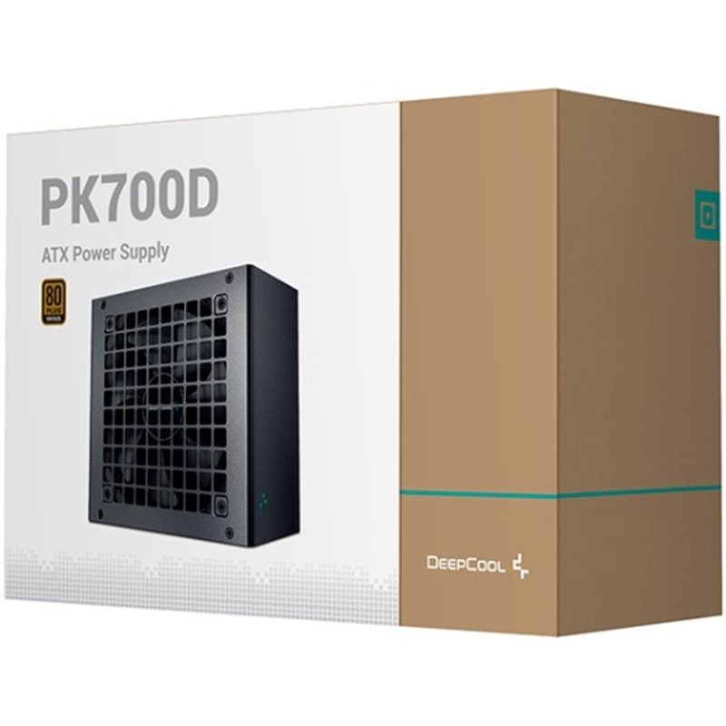 Power Unit DEEPCOOL PK700D 700W 80 PLUS BRONZE 100-240V/ATX12V 2.3 Black flat Active PFC+DC to DC