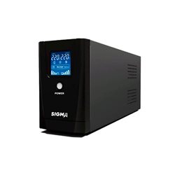 UPS SIGMA V-1500 SMART LCD Мощность: 1500VA/900W Бат.:12V/9Ah*2шт 3 вых. Shuko CEE7. Корпус метал