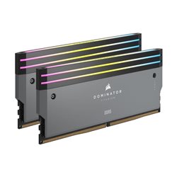 DDR5 Corsair DOMINATOR TITANIUM RGB 32GB (2x16GB) 7200Mhz CL34 Black (CMP32GX5M2X7200C34)