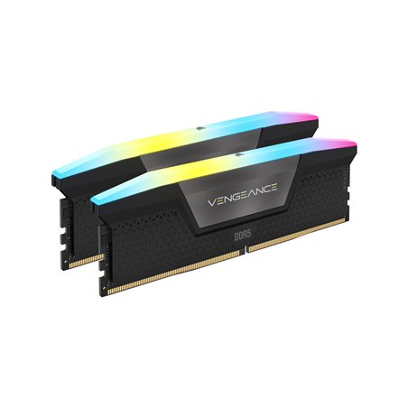 DDR5 Corsair VENGEANCE RGB 64GB (2x32GB) 5600MHz CL36 Black (CMH64GX5M2B5600C40)