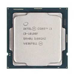 CPU LGA1200,Intel Core i3-10100F/3.6-4.3GHz, 6MB Cache-L3, No-Graphics, Comet Lake, 8GTs, tray