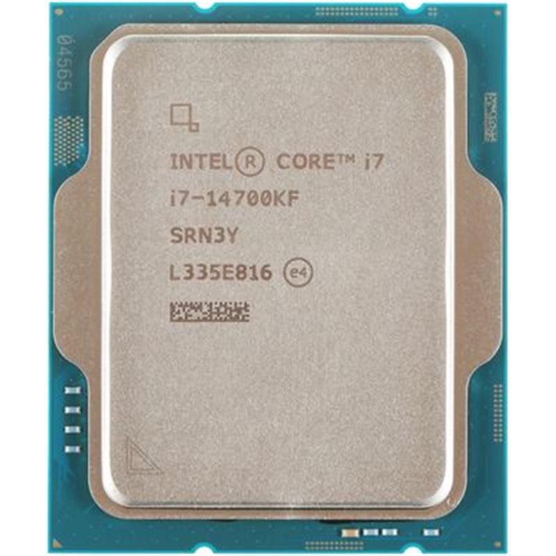 CPU LGA1700,Intel Core i7-14700KF/3.4-5.6GHz, 33MB Cache, No-Graphics, Raptor Lake, 20 Cores + 28 Threads, Tray