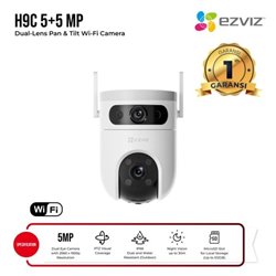 IP camera EZVIZ H9c DUAL уличн поворотн 5MP+5MP,LED 30M,WiFi,microSD,MIC/SP   CS-H9c-R100-8G55WKFL