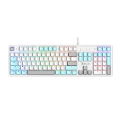 A4TECH BLOODY S510R GAMING MECHANICAL ICY WHITE BLMS RED SWITCH KEYBOARD USB US+RUS
