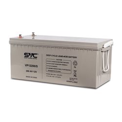 Батарея SVC Свинцово-кислотная VP12200/S 12В 200 Ач, Размер в мм.: 552*240*230