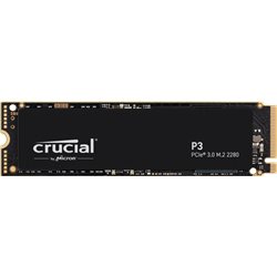 Crucial P3 4TB PCIe NVMe Gen3x4 M.2 2280 3D NAND Read/Write up to 3500/3000 MB/s, [CT4000P3SSD8]
