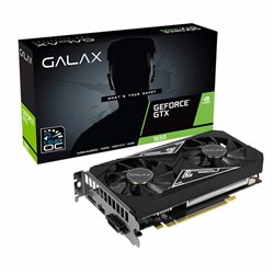 Galax GeForce GTX 1650 EX PLUS 1-Click OC 4GB GDDR6 128-bit, Engine Clock 1635MHz, Memory Speed 12000mhZ, DUAL Fan, Vulkan API, 