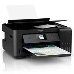 МФУ Epson L4260 (Printer-copier-scaner, A4, СНПЧ 4color, (Black 33ppm/ Colour 15ppm), printer 5760x1440 dpi, scaner 1200x2400 dp