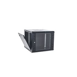 Шкаф серверный настенный Finen WM6609 9U, 600х600x501 мм, дверь из закаленного стекла, 80кг, в комплекте полка 1 шт., IP20