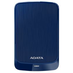 External HDD ADATA 2TB HV320 USB 3.2 Gen1 Read up:100Mb/s/Write up:70Mb/s Blue