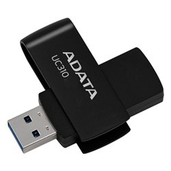 USB Flash ADATA 32GB UC310 ECO USB 3.2 Gen1, Read up 100Mb/s, Write up 100Mb/s, Black
