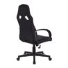 Кресло игровое  Zombie RUNNER, макс.нагрузка 120 кг, регулировка высоты/наклона/жесткости, эко.кожа, белый/голубой,  ID1456780