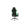 Кресло игровое Zombie VIKING 5 AERO, макс.нагрузка 120 кг, регулировка высоты/наклона/жесткости, эко.кожа, черный/салатовый с по