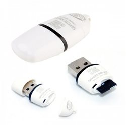 Card reader for micro-SD,USB 2.0, Siyoteam SY-U38 (white)