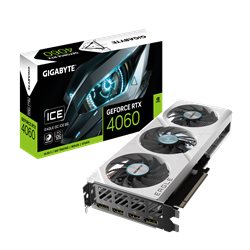 GEFORCE RTX4060 OC 8GB GDDR6 128bit 2505Mhz 2xDP 2xHDMI GIGABYTE GV-N4060EAGLEOC ICE-8GD