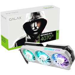 GALAX GeForce RTX 4070Ti EX GAMER WHITE 12GB GDDR6X 192bit 2685Mhz/21000Mhz RGB TRIPPLE Fan HDMI 3xDisplayPort [47IOM7MD8KWE]