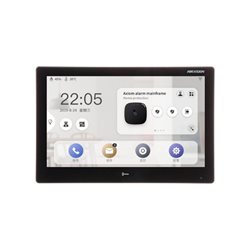 IP видеодомофон HIKVISION DS-KH9510-WTE1(M) OS Android (10,1" TFT LCD/1024x600/PoE/Wi-Fi/mSD/LAN/Touch/Hik Connect) Black