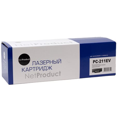 Картридж NetProduct (N-PC-211EV) для Pantum P2200/P2207/P2507/P2500W/M6500/6550/6607, 1,6К