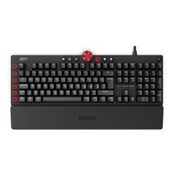 Клавиатура AOC AGK700DR2R игровая, механическая, 109btns, RGB 12 уникальных эффектов, 16.8 млн. цветов, 1 мс, 1.8м, USB, рус/анг