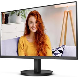 Монитор LCD 23.8" AOC 24B3HA2, IPS, Black, 1920x1080, 100Hz, 20000000 : 1, 250cd/m2, 178/178, 1ms, VGA, HDMI, выход на наушники,