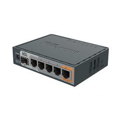 Маршрутизатор MikroTik hEX S RB760iGS CPU 2 Cores, 256MB RAM, 5xLAN 1Gb/s, 1xSFP, MicroSD, USB, PoE, RouterOS (L4)