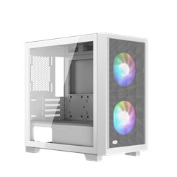 Корпус PC Cooler C3 D310 ARGB WH mATX 2xUSB 3.0, HDAudio, 3x2,5" SSD, 2x3,5" HDD, 2x120mm ARGB FAN, Tempered Glass, 406x220x410m