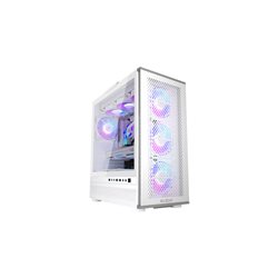 Корпус PC Cooler ME200 MESH WH ATX 1xUSB 3.0, 2xUSB 2.0, HDAudio, 4x2,5" SSD, 2x3,5" HDD, 3*120mm Front RGB FAN,Tempered Glass, 